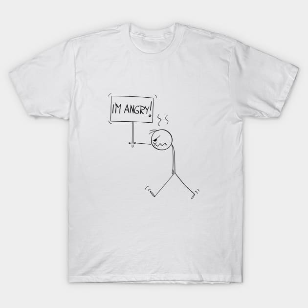 I’m Angry T-Shirt by Tripley Tees